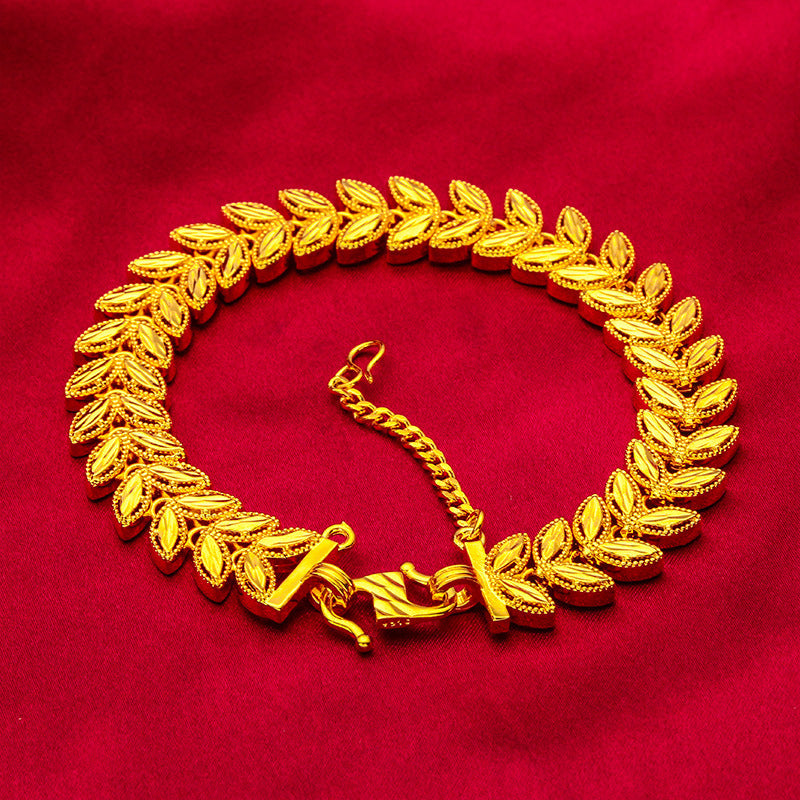✨Seifengold-Blumenanhänger-Halskette (Symbol für Frieden und Wohlstand)