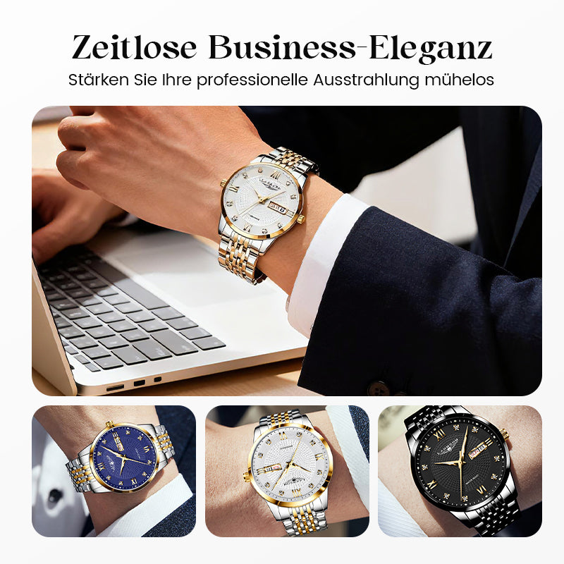 ⏳Black Friday Sale 80 % Rabatt💥💥Herrenuhr aus Edelstahl, wasserdicht, Business-Modell