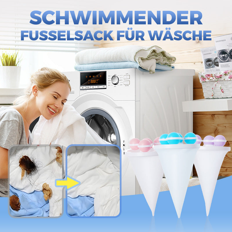 Schwimmender Filterbeutel-Waschball für Waschmaschinen