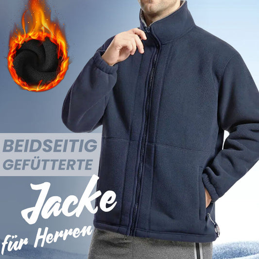 🍂 Herbst-/Winter-Sonderangebot 73% Rabatt 🍁Herrenjacke mit doppelseitigem Fleece