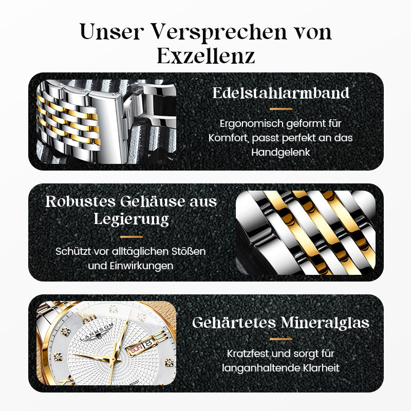 ⏳Black Friday Sale 80 % Rabatt💥💥Herrenuhr aus Edelstahl, wasserdicht, Business-Modell
