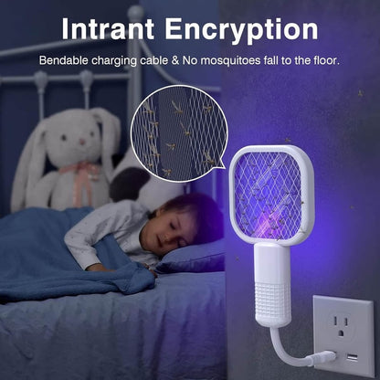 🪰2025 Neu Kaufen Sie 2 und erhalten Sie 1 gratis🦟USB Mini Elektrische Fliegenklatsche