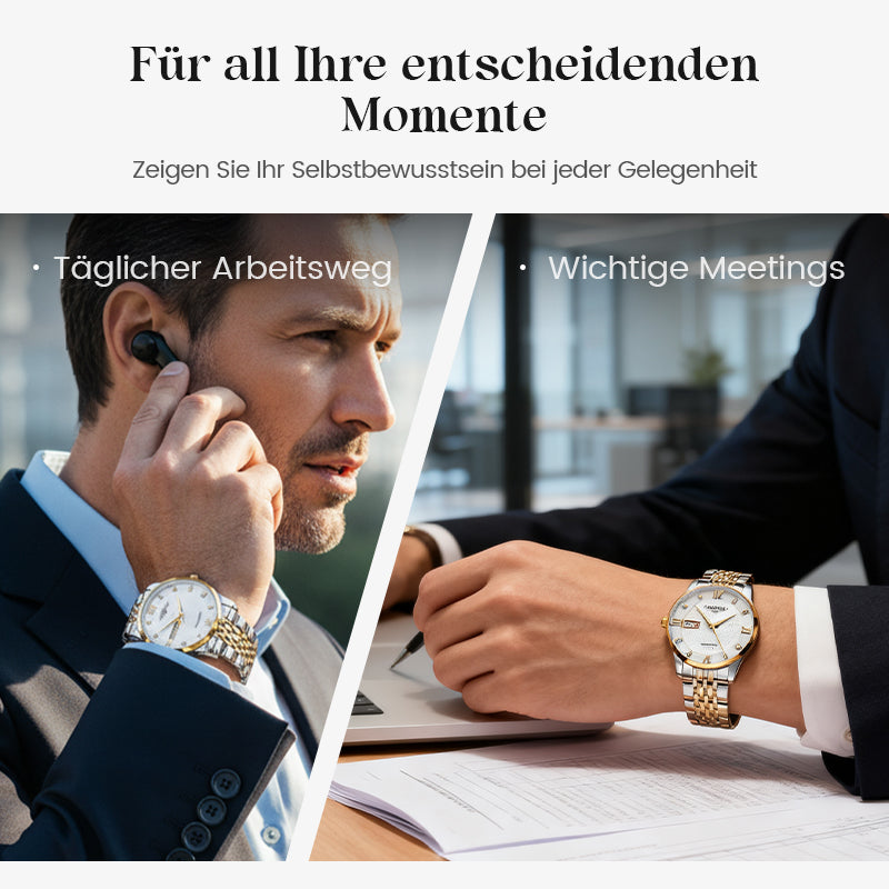 ⏳Black Friday Sale 80 % Rabatt💥💥Herrenuhr aus Edelstahl, wasserdicht, Business-Modell