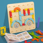 Montessori-Steckbrettpuzzle 🎅Weihnachtsgeschenkidee!🎁