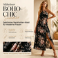 👗 LIMITIERTES ANGEBOT 50% RABATT! ✨ Blumenmuster Halterkleid – Elegant, Mit Seitenschlitz, Vielseitig 🌸