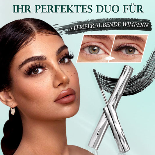🔥2025 Heißer Verkauf🔥Wasserfest, schweißfest, verlängernde und schwunggebende Mascara✨