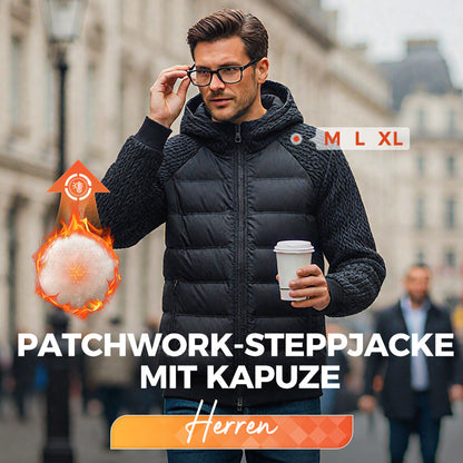 ⏰Herbst-Sonderangebot: 50 % Rabatt💥💥Gepolsterte Windjacke mit Kapuze für Herren