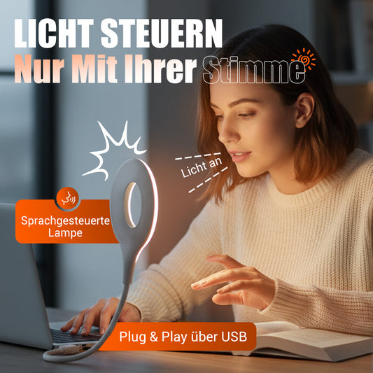 ⏰Heißer Verkauf 50 % RABATT💥💥Sprachgesteuerte LED-USB-Lampe