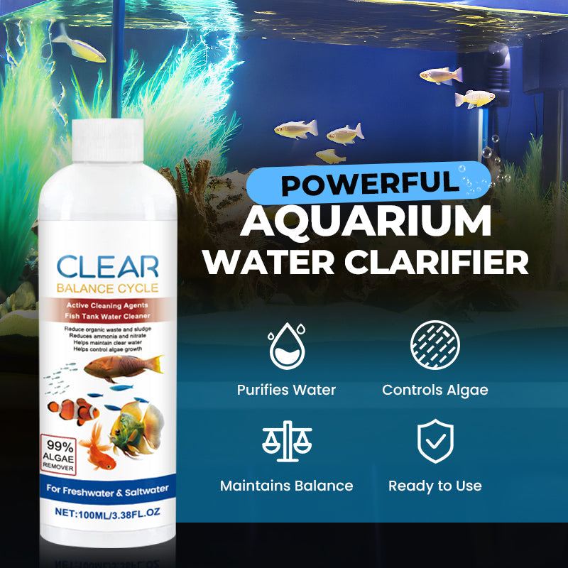 🔥Heißer Verkauf KAUFEN SIE 2 UND ERHALTEN SIE 1 GRATIS 🔥Leistungsstarker Wasserklärer für Aquarien