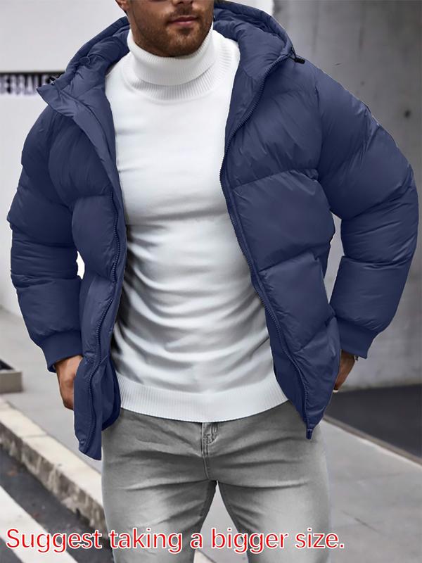 Thermojacke mit Kapuze und Kordelzug für Herren