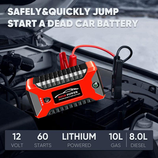 🎁Auto-Essentials🔥Starthilfe 3000A Peak Starthilfe-Akkupack
