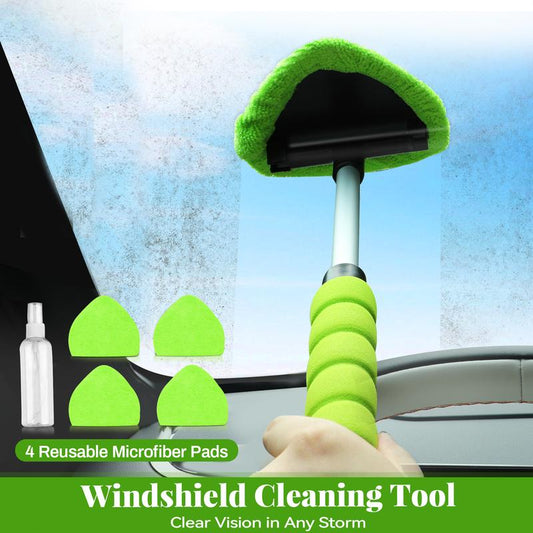 🥳2026 HEISSER VERKAUF🥳💞50K+ VERKAUFT! 🚗🧽 50% RABATT! Ausziehbarer Windschutzscheiben-Reiniger – 180° drehbarer Kopf, rutschfester Griff, waschbare Pads. Jede Ecke mühelos streifenfrei sauber! 🛡️💪