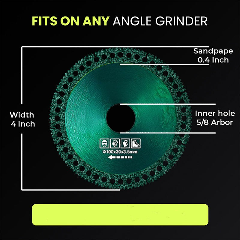 Multifunktionales Diamant-Sägeblatt für Winkelschleifer