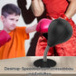 Desktop-Box-Speedball-Set mit Saugnäpfen, Hochleistungs-Trainingsboxsack, Stressabbau für Kinder und Erwachsene