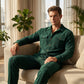 🔥Herren-Set aus Waffel-Button-Down-Jacke und Hose