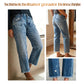 ✨🔥Damen-Retro-Cropped-Straight-Leg-Jeans👖
