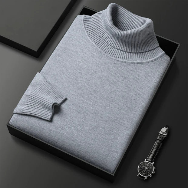 🧶 50% RABATT HEISSER VERKÄUF! ✨ Premium Kaschmirpulli Herren Einfarbig - Weiches Wohlfühlgarn mit Moderner Passform für Business & Freizeit 👔🎯