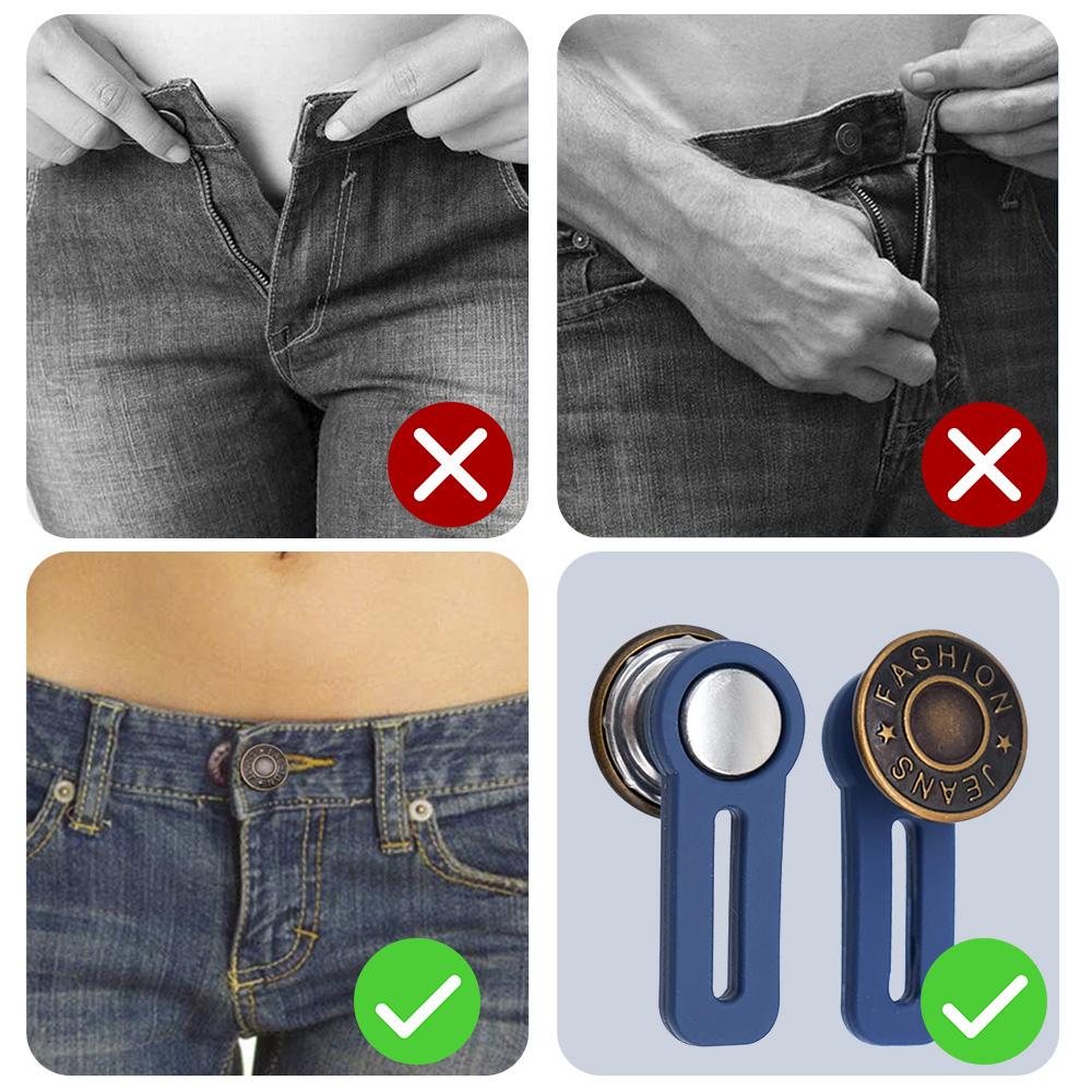 3PCS * Magische Jeans Knöpfe Hosenerweiterung