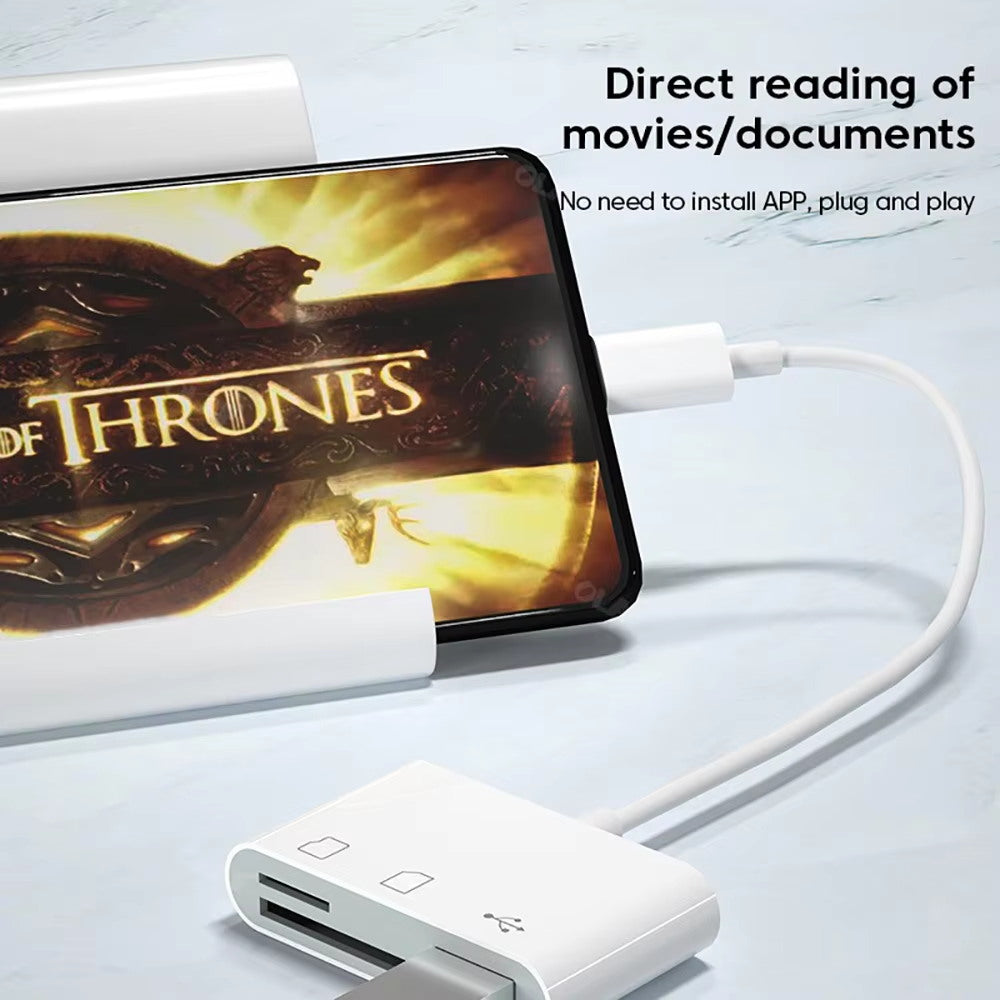 3-in-1 USB-C Speicherkartenleser