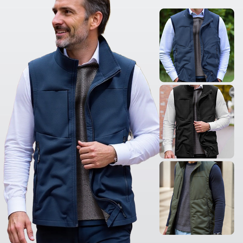 ⏳Begrenzte Zeit 50% Rabatt! 💥Wasserdichte Cargoweste für Herren