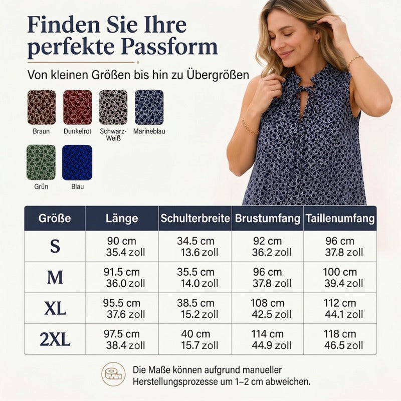 🎉Letzter Tag der Aktion: 50 % Rabatt 💃 Damenkleid mit Schleife und geometrischem Muster