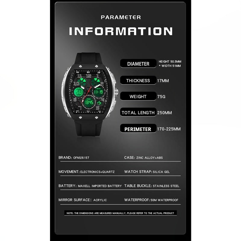 🎁Heißer Verkauf 50 % Rabatt⏰Sportliche Leucht-Digitaluhr für Herren