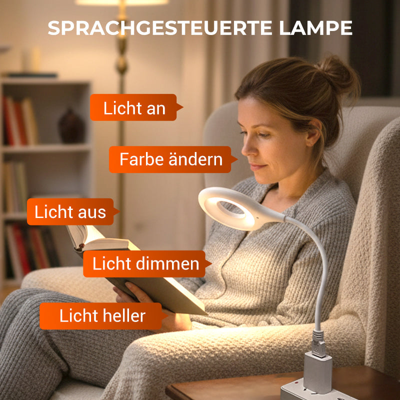 ⏰Heißer Verkauf 50 % RABATT💥💥Sprachgesteuerte LED-USB-Lampe