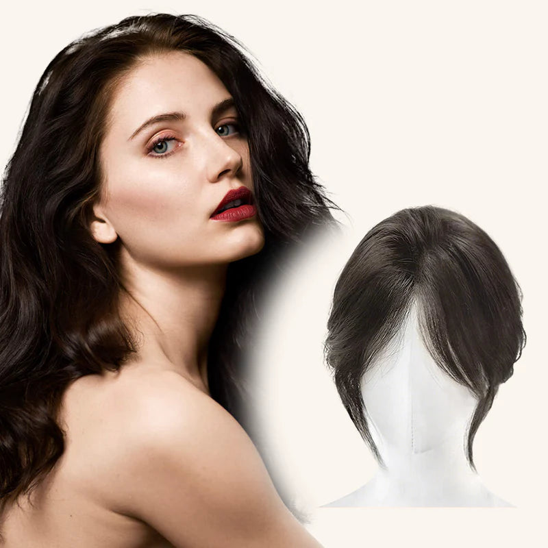 🎁1 kaufen, 1 gratis dazu🍃Natürliches Clip-on Teilweise Pony Haarteil