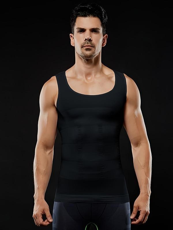 Kompressionsshirt für Herren, Slim Fit, figurformendes Unterhemd
