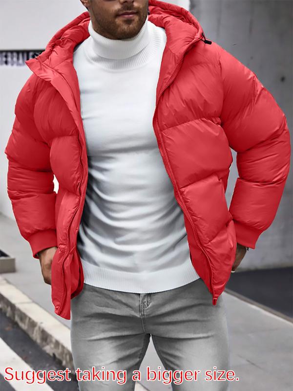 Thermojacke mit Kapuze und Kordelzug für Herren