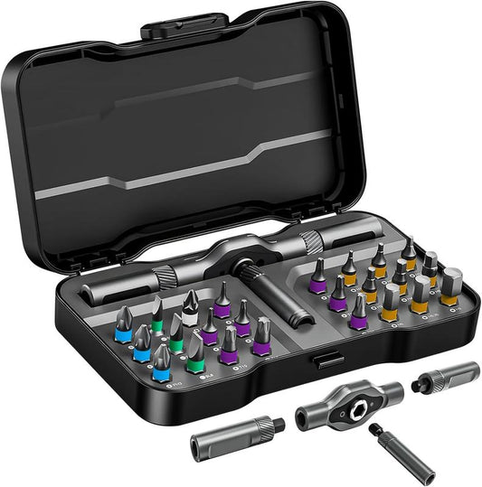 24/42-teiliges Magnet-Schraubendreher-Set mit Etui