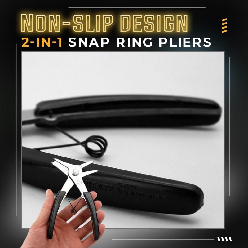 2-in-1-Schnappringzange
