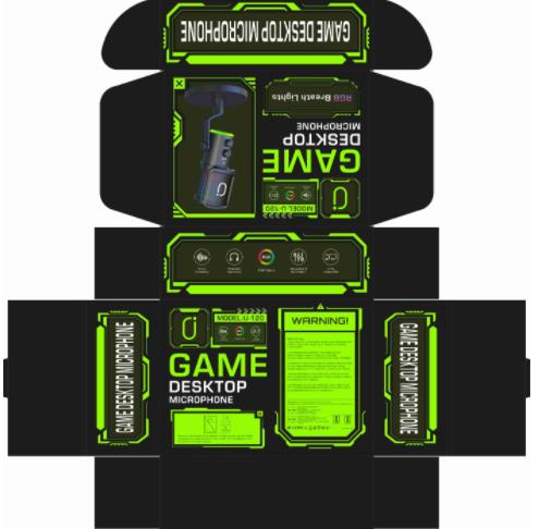 Dynamisches Gaming-Mikrofon, USB-Mikrofon mit Geräuschunterdrückung