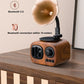 Altavoz Bluetooth Fonógrafo Retro de Madera