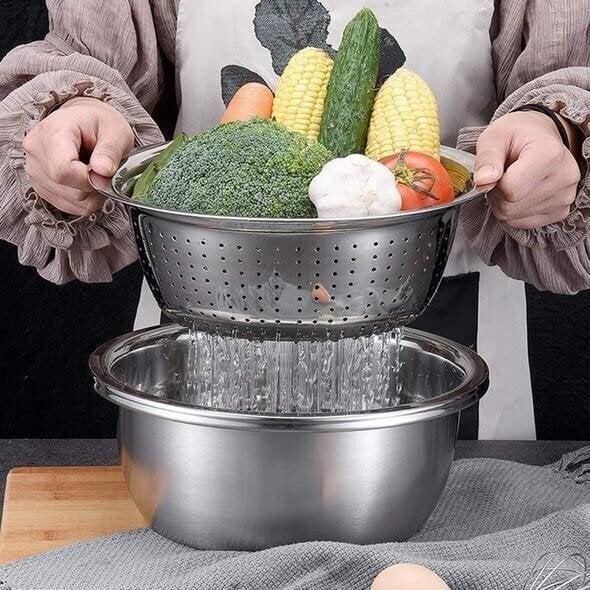 🎁HEISSER VERKAUF 50 % RABATT 💥 Multifunktionaler rostfreier Waschtisch!