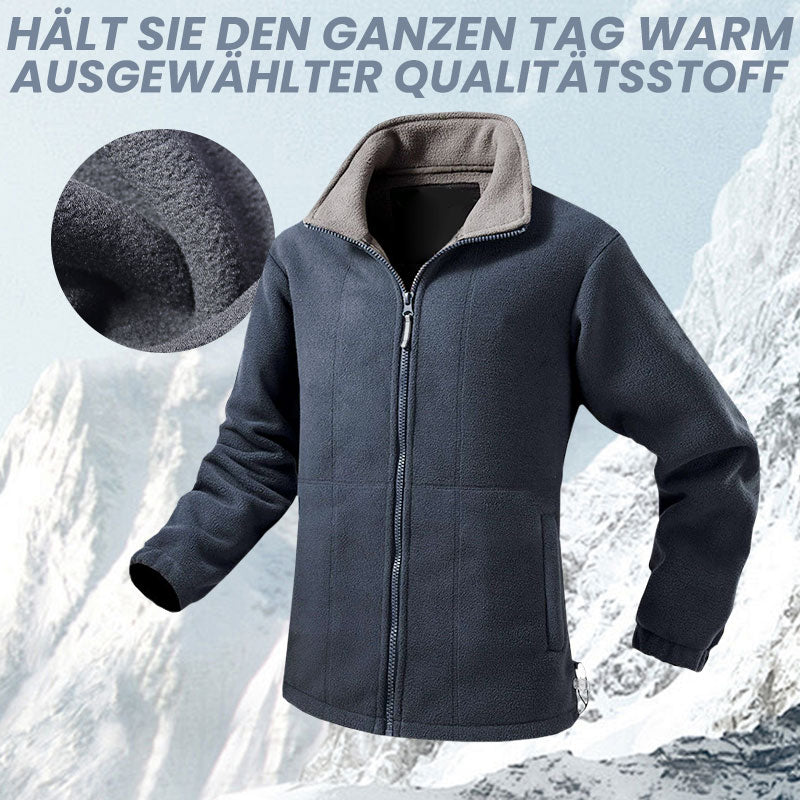 🍂 Herbst-/Winter-Sonderangebot 73% Rabatt 🍁Herrenjacke mit doppelseitigem Fleece