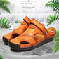 🔥Große Größe Weiches Leder Männer Atmungsaktive Outdoor-Sandalen