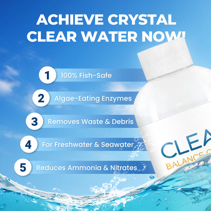 🔥Heißer Verkauf KAUFEN SIE 2 UND ERHALTEN SIE 1 GRATIS 🔥Leistungsstarker Wasserklärer für Aquarien