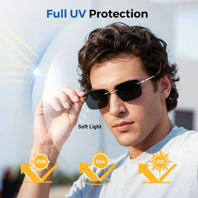 Hochauflösende randlose Schutz-Sonnenbrille