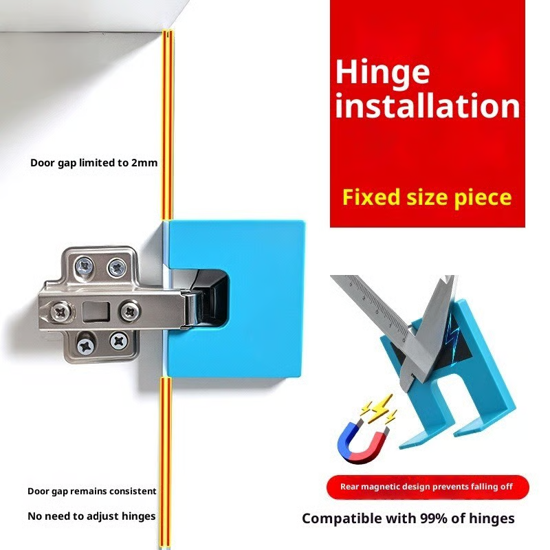 ⏰Black Friday Sale 50 % RABATT💥💥 🔧 Magnetisches Scharnier-Zubehörteil – Ihre schnelle Lösung für die Türinstallation.