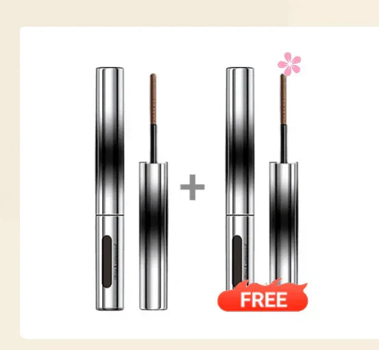 💜LETZTER TAG – KAUF 1, ERHALTE 1 GRATIS💜 Schlanke, wellenförmige kleine Stahlrohr-Wasserfest-Natur-Mascara