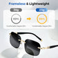 Hochauflösende randlose Schutz-Sonnenbrille