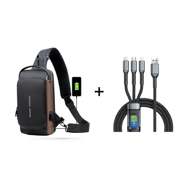 🎒 50% RABATT! 🔥 Sporttragetasche mit USB-Ladefunktion – Diebstahlsicher, praktisch & leicht – Perfekt für Reisen, Pendeln & Outdoor-Aktivitäten ⚡