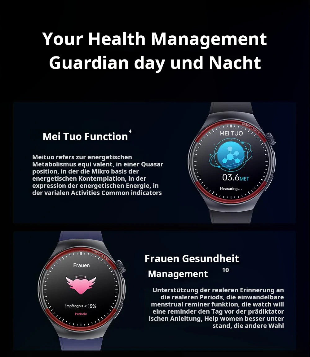 ✨Smart Bluetooth-Uhr · Gesundheitsüberwachungsuhr