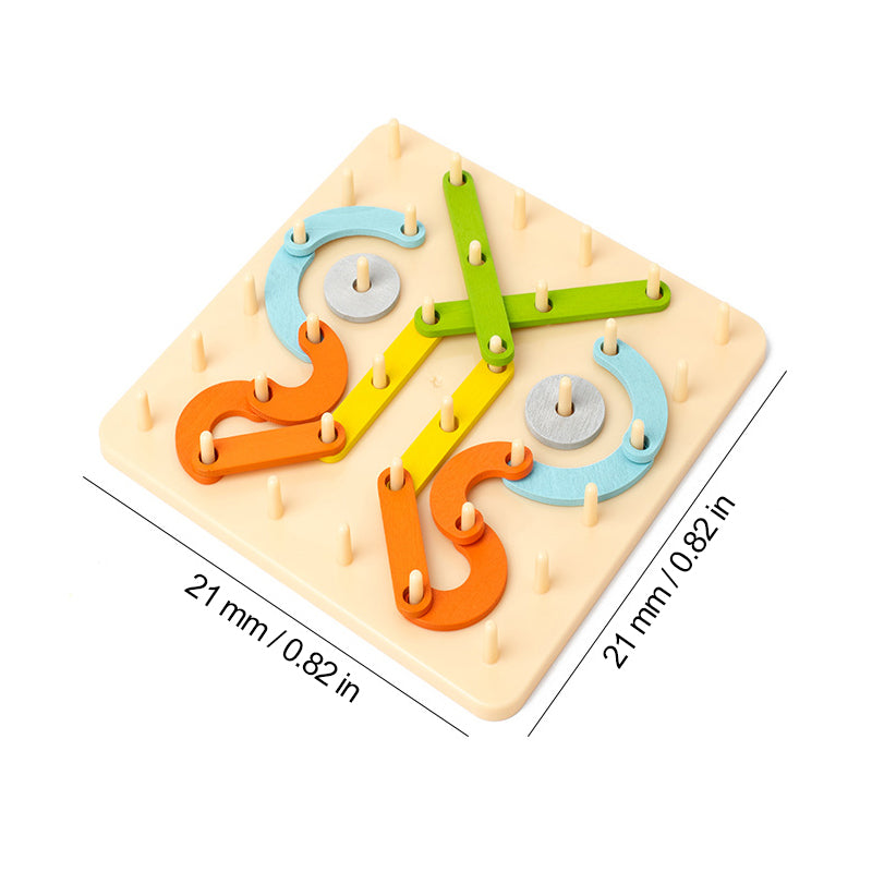 Montessori-Steckbrettpuzzle 🎅Weihnachtsgeschenkidee!🎁