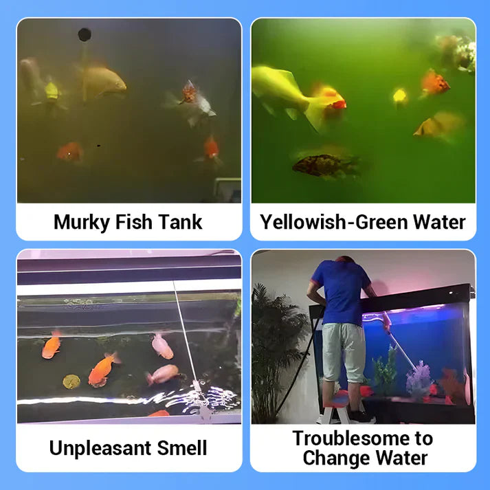 🌿Leistungsstarke Tablette zur Wasserreinigung im Aquarium