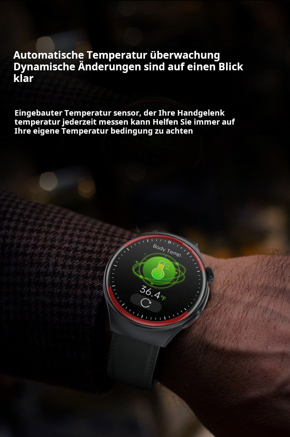 ✨Smart Bluetooth-Uhr · Gesundheitsüberwachungsuhr