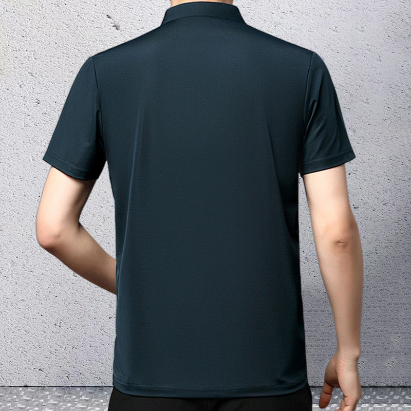 🎁Heißer Verkauf 55% Rabatt⏳Herren Casual Revers Atmungsaktiv Knitterarmes T-Shirt