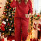 ⏳ Letzter Tag: 50 % auf das gesamte Sortiment! ⏰ Damen-Glitzer-Weihnachts-Zweiteiler: Sweatshirt & Hose