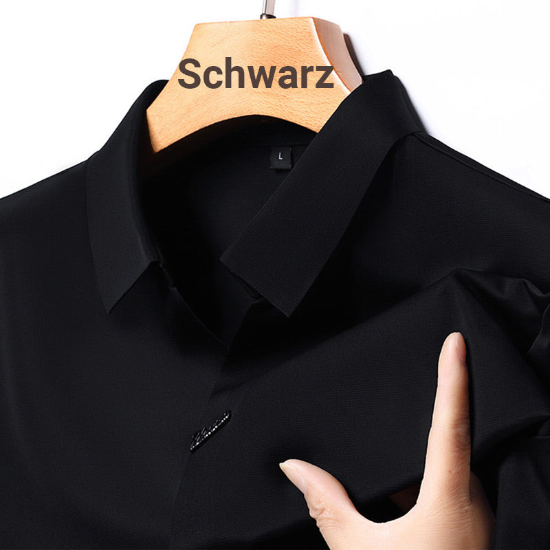 🎁Heißer Verkauf 55% Rabatt⏳Herren Casual Revers Atmungsaktiv Knitterarmes T-Shirt